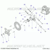 SUSPENSION, REAR CARRIER