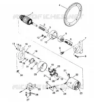STARTING MOTOR XLT TOURING 0963357 AND EUROPEAN XLT TOURING E963357 (4931923192D002)