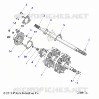 DRIVE TRAIN, JACKSHAFT AND DRIVE SHAFT