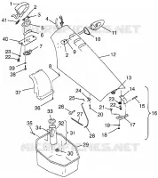 FRONT STORAGE COMPARTMENT SLT 780 B974588 (4941174117A008)