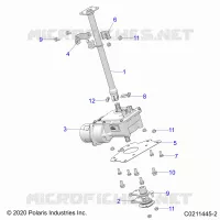 STEERING POST  AND EPS