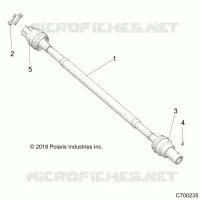 DRIVE TRAIN, REAR PROP SHAFT