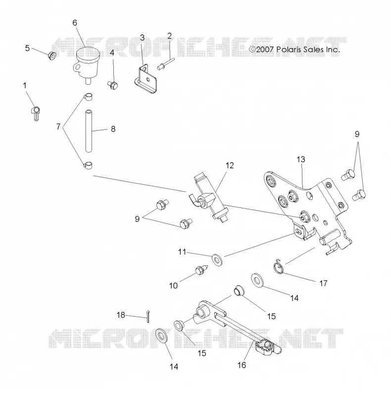 BRAKES, BRAKE PEDAL AND REAR MASTER CYLINDER