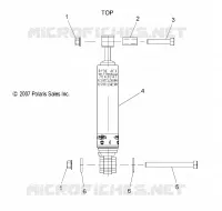 REAR TRACK SHOCK (7043047)(STANDARD)