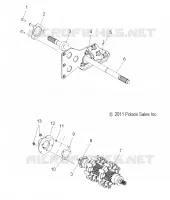 DRIVE TRAIN, JACKSHAFT AND DRIVE SHAFT