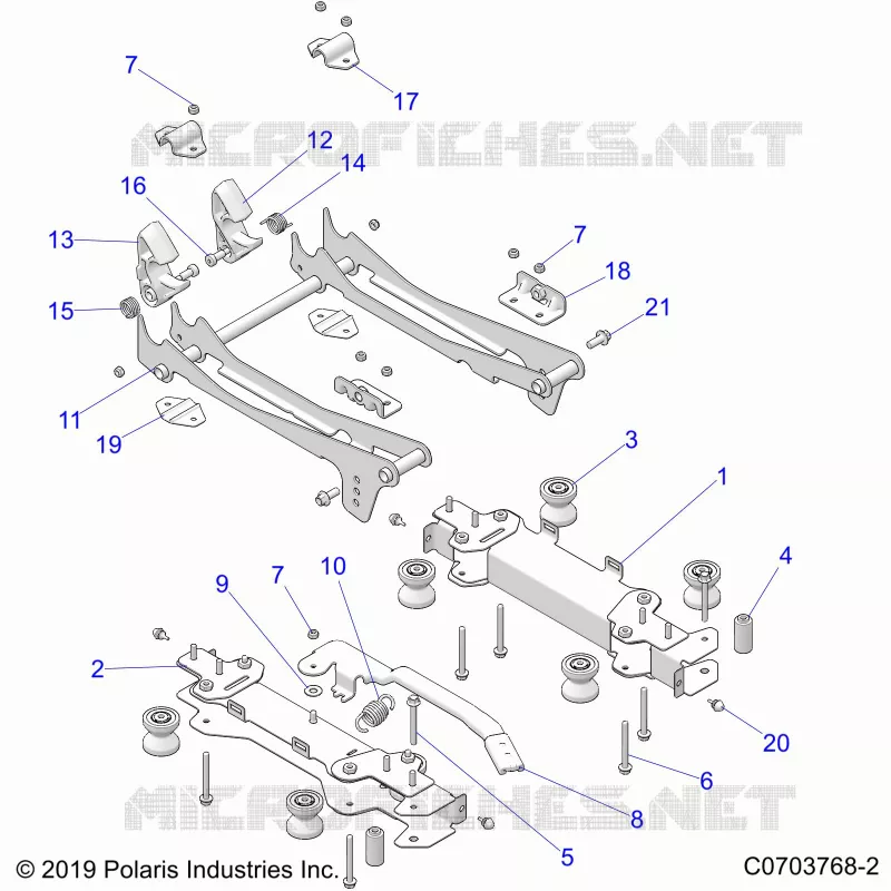 SEAT MOUNTING, DRIVERS
