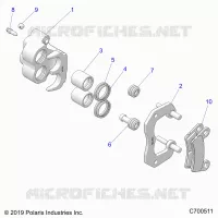 BRAKES, REAR CALIPER