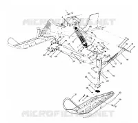 FRONT SUSPENSION AND SKI SUPERTRAK (4915871587007A)