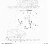 ENGINE, OIL TUBES