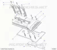 ENGINE, VALVE COVER & SPARK PLUGS