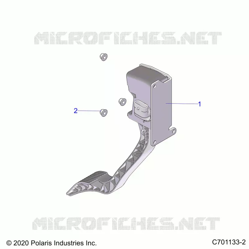 ENGINE, THROTTLE PEDAL