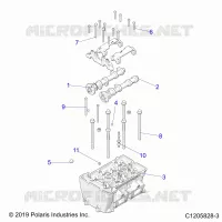 ENGINE, CYLINDER HEAD