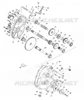 GEARCASE ASSEMBLY 250 4X4 / W928127 (4922872287C009)