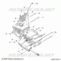 DRIVE TRAIN, MAIN GEARCASE MOUNTING