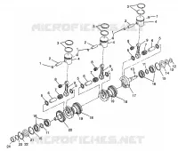CRANKSHAFT   PISTON SL 900 B964291 AND INTL. SL 900 I964291 (4935583558C003)