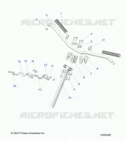UPPER STEERING & HANDLEBAR ASM.