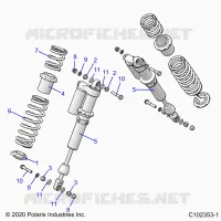 SUSPENSION, REAR SHOCK