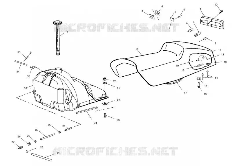 SEAT   GAS TANK