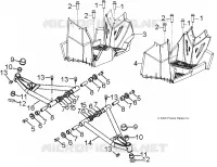 CHASSIS, A-ARM AND FOOTREST