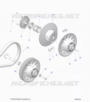 DRIVE TRAIN, CLUTCH, SECONDARY