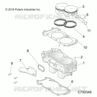 CYLINDER AND PISTON