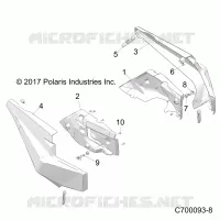 REAR BODYWORK FENDERS