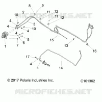 BRAKES, REAR BRAKE LINES