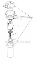 FUEL / WATER SEPARATOR SLT 780 B974588 (4941174117C008)
