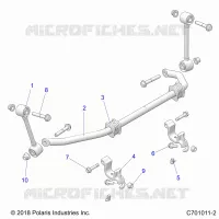 SUSPENSION, REAR, STABILIZER BAR