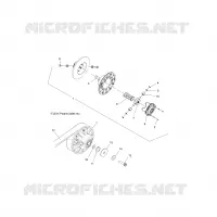 DRIVE TRAIN, SECONDARY CLUTCH