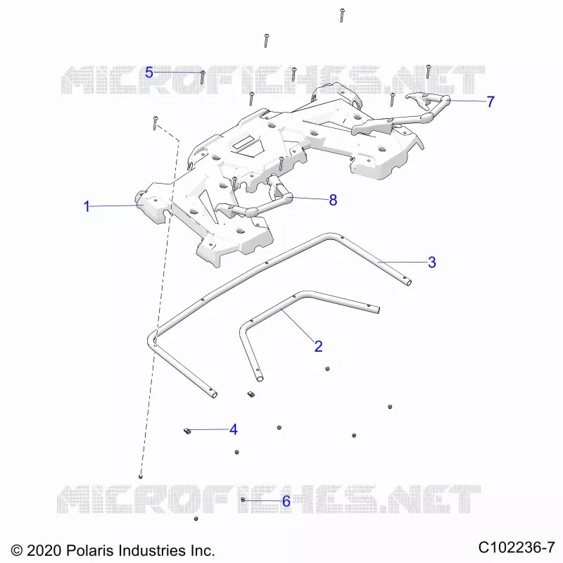 REAR BODYWORK RACK AND HAND GRIPS