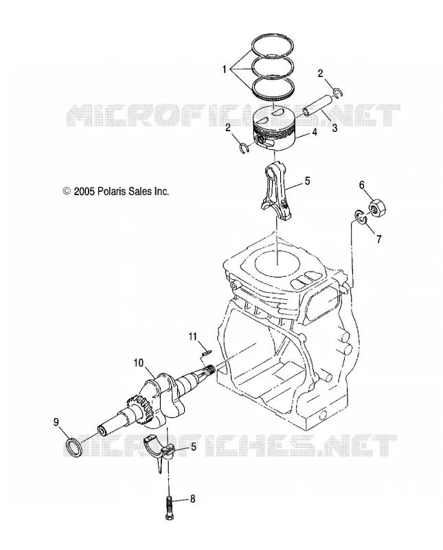 PISTON   CRANKSHAFT