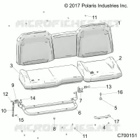 SEAT ASM. REAR