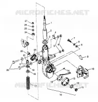 FRONT STRUT    6X6 400L