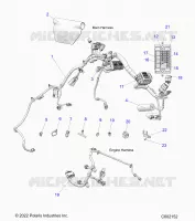 ELECTRICAL, WIRE HARNESS,CHASSIS/FUSE BLOCK, ENGINE