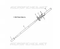 REAR WHEEL AXLE