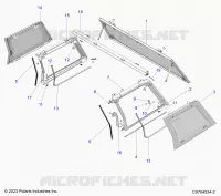 REAR BODYWORK WINDOW AND REAR CAB PANEL MOUNTING