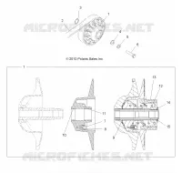 DRIVE TRAIN, SECONDARY CLUTCH
