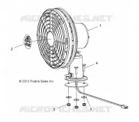 OPTIONS, DASH FAN, BLACK, FAN AND HARDWARE ONLY