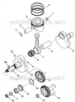 CRANKSHAFT AND PISTON