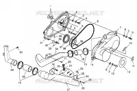 CLUTCH COVER (400) XPRESS 400 W969540 (4935923592C008)