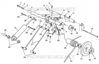 REAR TORQUE ARM 600 XCR 0975677, 600 XCR SE H975677 AND EUROPEAN 600 XCR SE (4937963796B014)