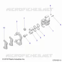 BRAKES, REAR CALIPER