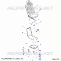 SEAT ASM. AND SLIDER
