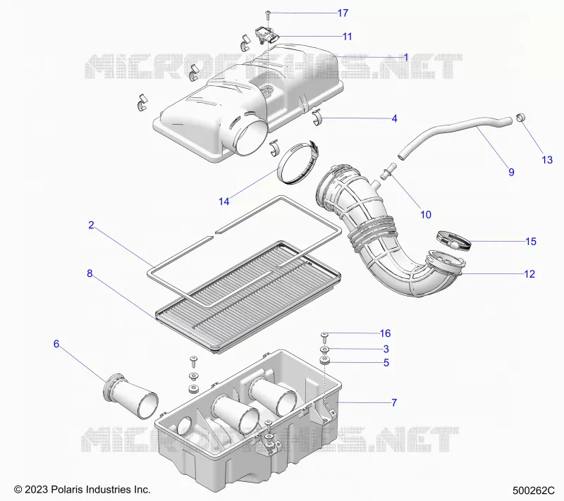 ENGINE, AIR INTAKE
