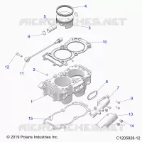 CYLINDER AND PISTON