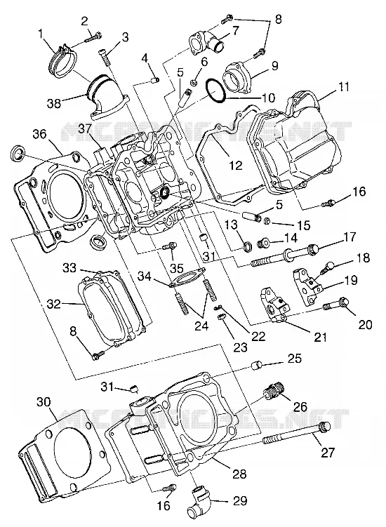 CYLINDER MAGNUM 4X4 W97AC42A, SWEDISH MAGNUM 4X4 S97AC42E AND NORWEGIAN MAG (4940834083C013)
