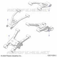 REAR SUSPENSION CONTROL ARMS