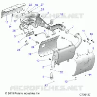 ENGINE, EXHAUST SYSTEM