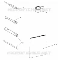 TOOL KIT    LITE 0963433, EURO LITE E963433 AND LITE DELUXE 0963431 (4931663166C003)